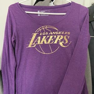 NBA Los Angeles Lakers purple and gold 💜💛 size small long sleeve t-shirt